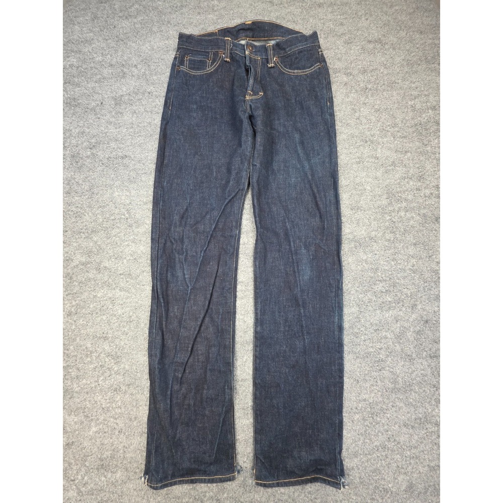 The Wolves Union Denim Co. Selvedge Jeans Men's 31 (FITS 29 x 34) Dark Wash USA